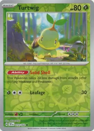 010/162 Turtwig TEF Common Reverse Holo