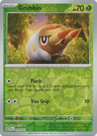 018/162 Grubbin TEF Common Reverse Holo