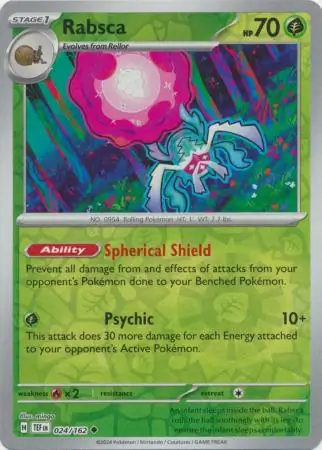 Rabsca Temporal Forces 024/162 Uncommon Reverse Holo