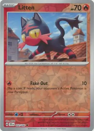 032/162 Litten TEF Common Reverse Holo