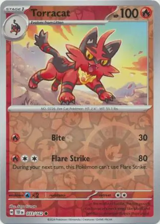 033/162 Torracat TEF Common Reverse Holo