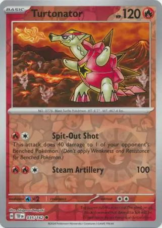 035/162 Turtonator TEF Common Reverse Holo