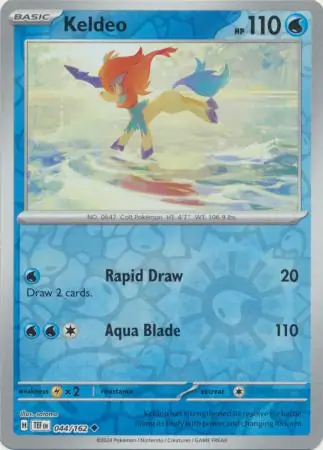 044/162 Keldeo TEF Uncommon Reverse Holo