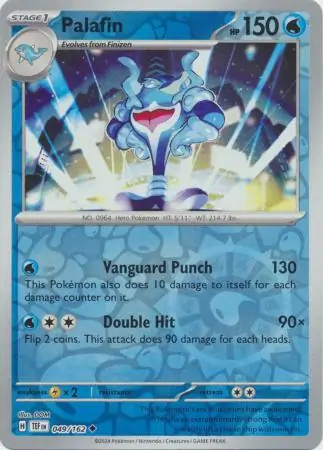 049/162 Palafin TEF Uncommon Reverse Holo