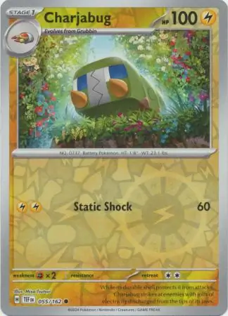 Charjabug Temporal Forces 055/162 Common Reverse Holo