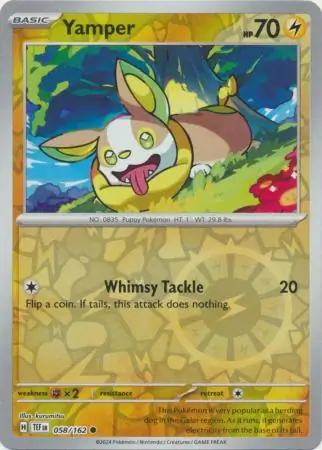 058/162 Yamper TEF Common Reverse Holo