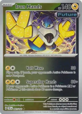 061/162 Iron Hands TEF Uncommon Reverse Holo
