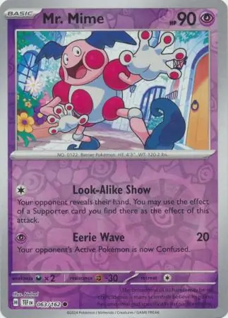 063/162 Mr. Mime TEF Common Reverse Holo