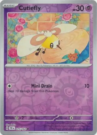 075/162 Cutiefly TEF Common Reverse Holo