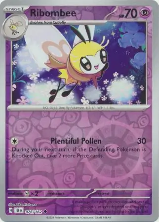 076/162 Ribombee TEF Uncommon Reverse Holo