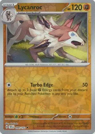 Lycanroc Temporal Forces 090/162 Uncommon Reverse Holo