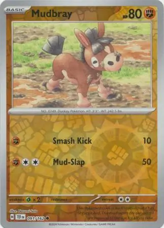 091/162 Mudbray TEF Common Reverse Holo