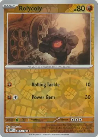 093/162 Rolycoly TEF Common Reverse Holo