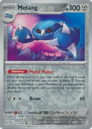 114/162 Metang TEF Common Reverse Holo