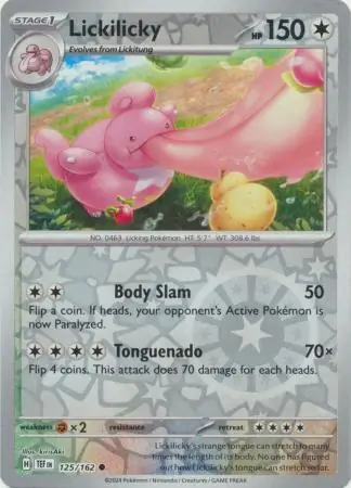 Lickilicky Temporal Forces 125/162 Common Reverse Holo