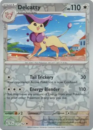 131/162 Delcatty TEF Uncommon Reverse Holo