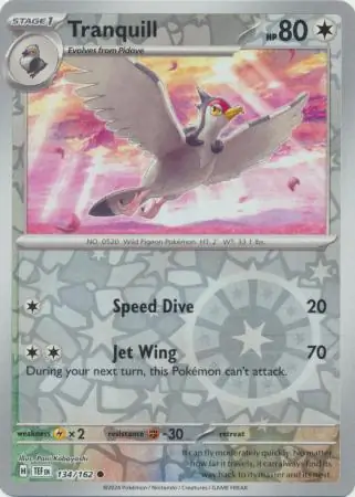 134/162 Tranquill TEF Common Reverse Holo