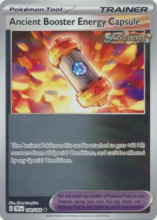 140/162 Ancient Booster Energy Capsule TEF Uncommon Reverse Holo