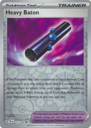 151/162 Heavy Baton TEF Uncommon Reverse Holo