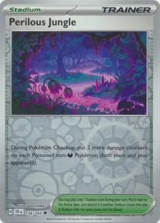 156/162 Perilous Jungle TEF Uncommon Reverse Holo