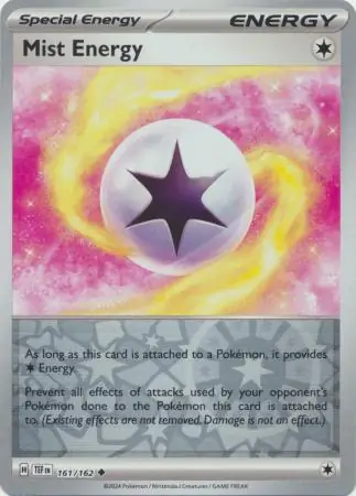 Mist Energy Temporal Forces 161/162 Uncommon Reverse Holo