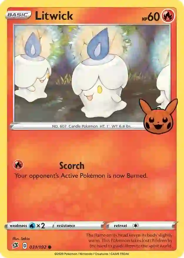Litwick Trick or Trade 2022 031/192 Common