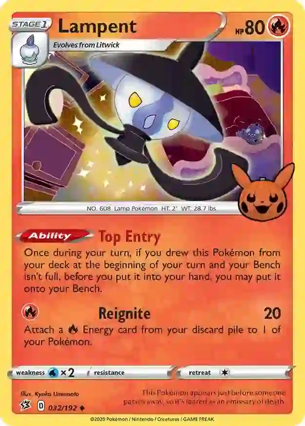 Lampent Trick or Trade 2022 032/192 Uncommon