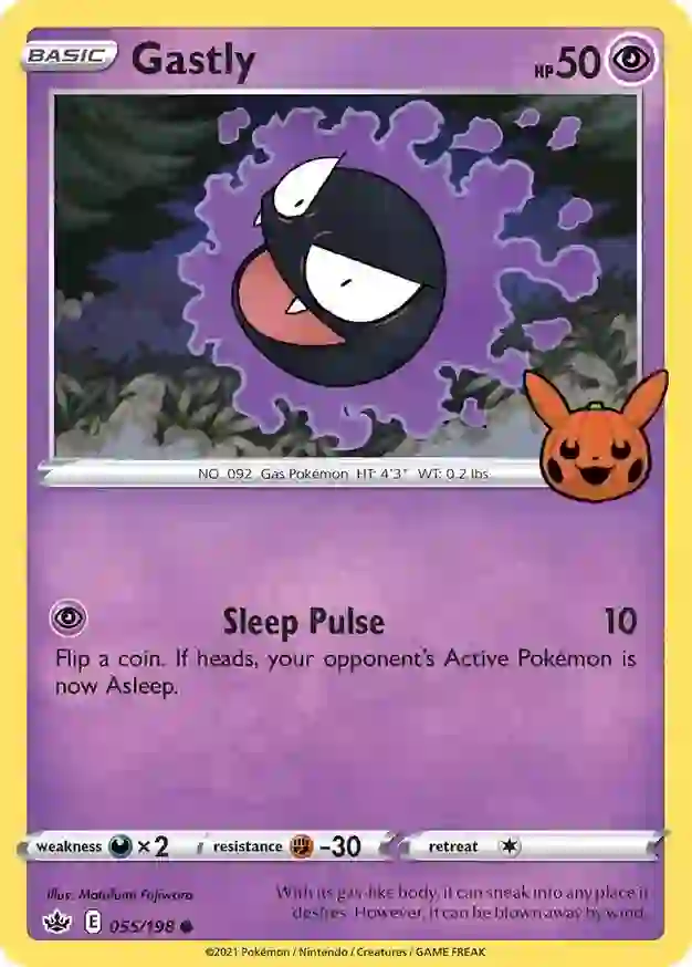 Gastly Trick or Trade 2022 055/198 Common