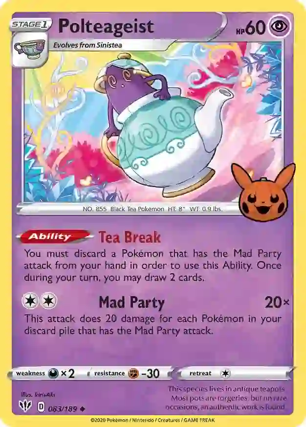 Polteageist Trick or Trade 2022 083/189 Uncommon