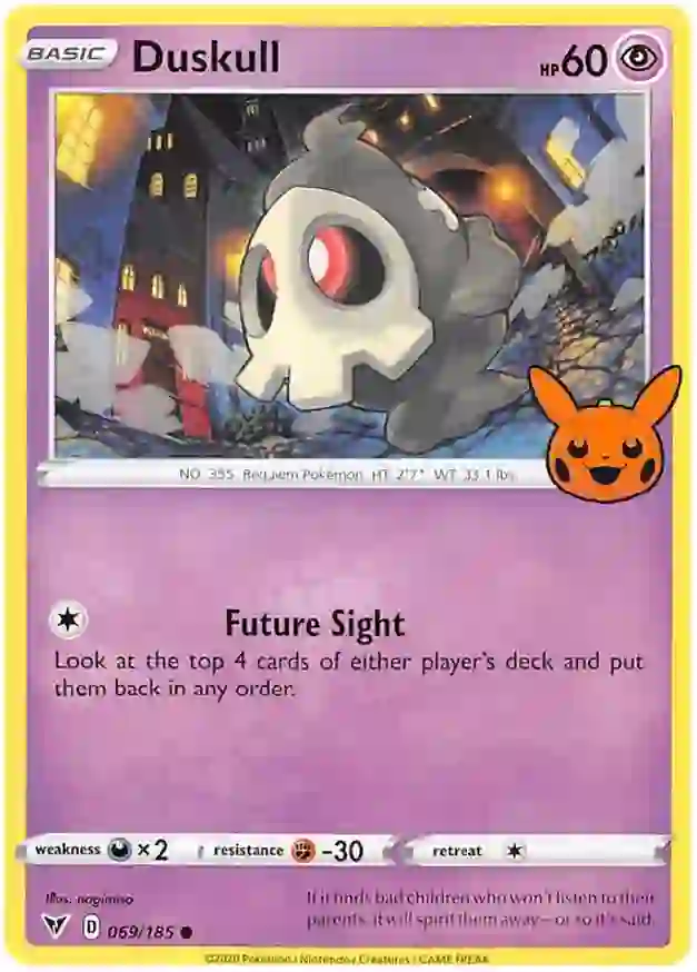 Duskull Trick or Trade 2023 069/185 Common