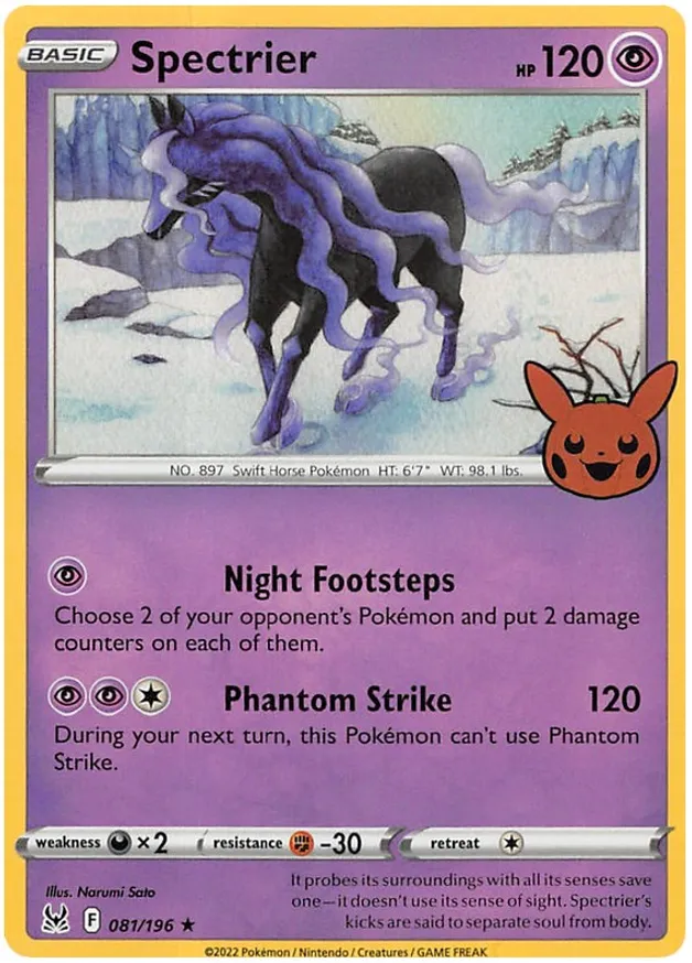 Spectrier Trick or Trade 2023 081/196 Rare Holo