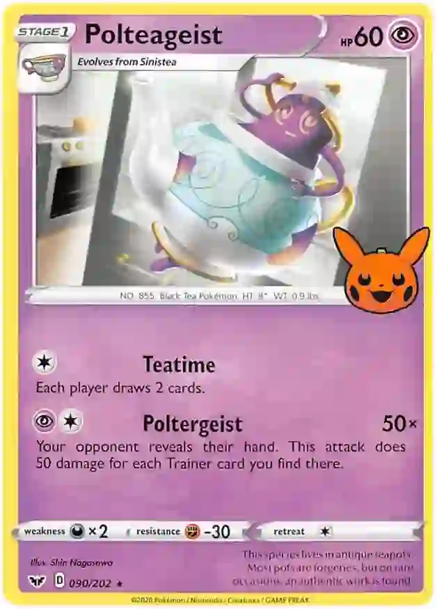 Polteageist Trick or Trade 2023 090/202 Rare