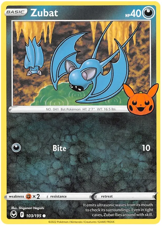 Zubat Trick or Trade 2023 103/195 Common
