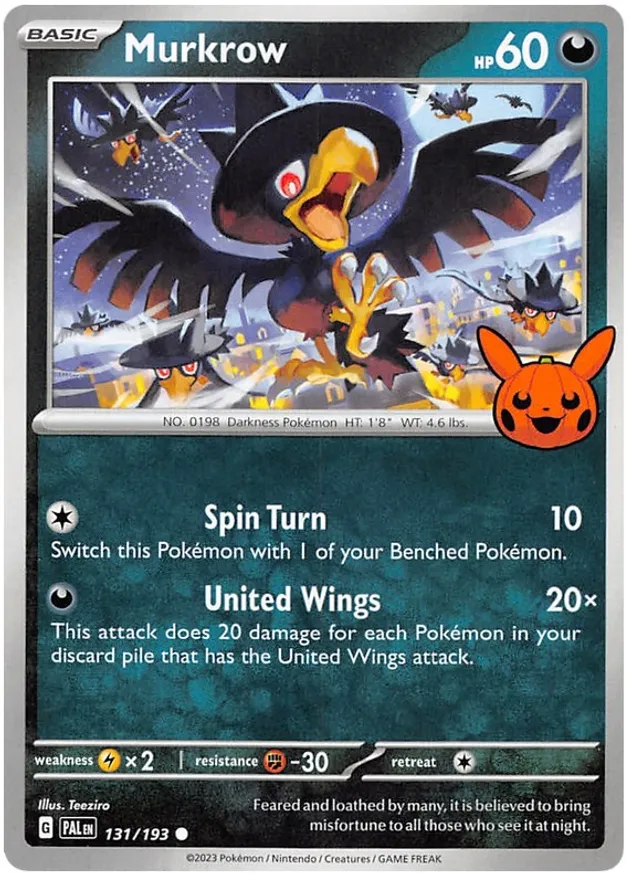 Murkrow Trick or Trade 2023 131/193 Common