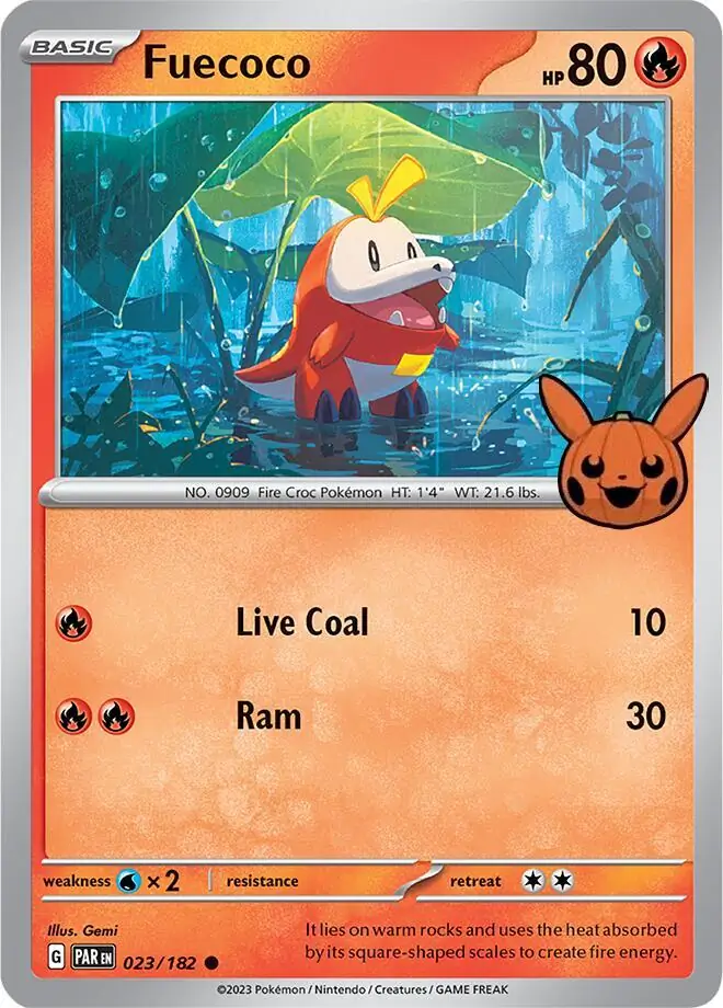 Fuecoco Trick or Trade 2024 023/182 Common