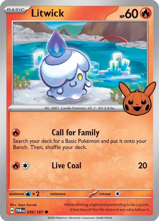 Litwick Trick or Trade 2024 036/167 Common