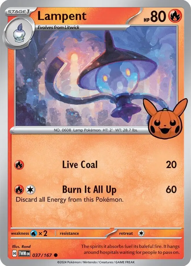 Mimikyu Trick or Trade 2024 037/091 Rare Holo