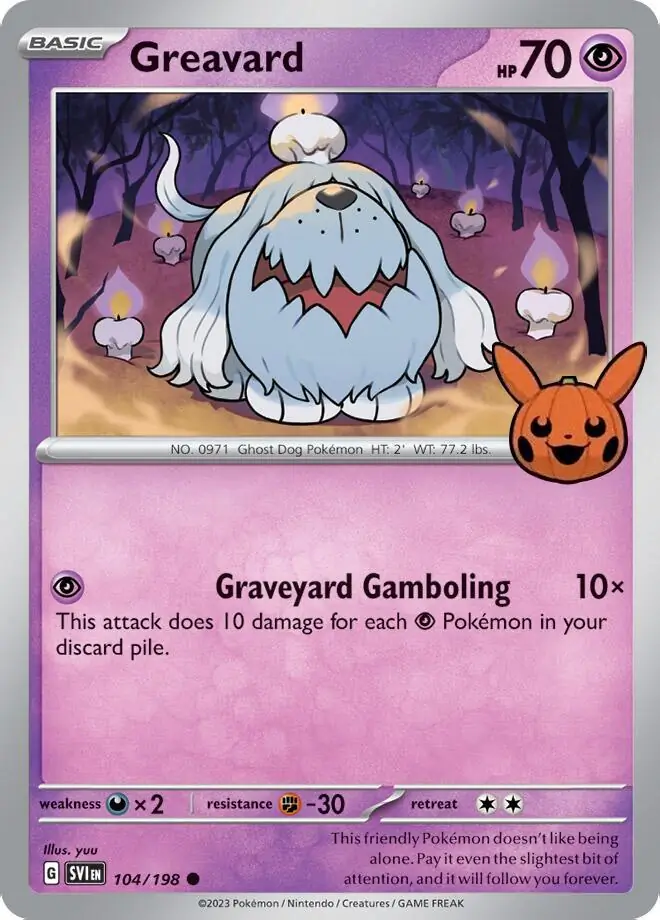 Greavard Trick or Trade 2024 042/091 Common