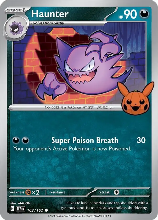 Haunter Trick or Trade 2024 103/162 Common