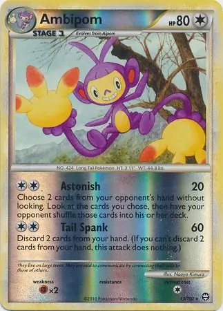 13/102 Ambipom TM Rare Reverse Holo