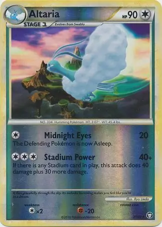 2/102 Altaria TM Rare Holo Reverse Holo