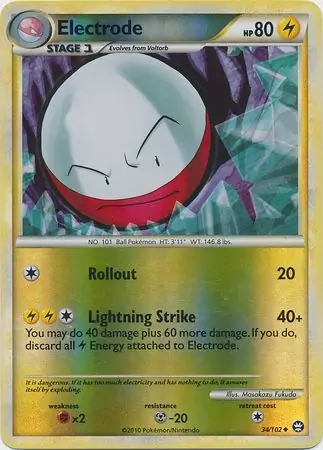 34/102 Electrode TM Uncommon Reverse Holo