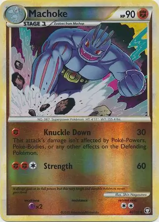 40/102 Machoke TM Uncommon Reverse Holo
