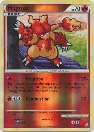 42/102 Magmar TM Uncommon Reverse Holo