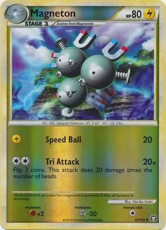 43/102 Magneton TM Uncommon Reverse Holo