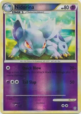45/102 Nidorina TM Uncommon Reverse Holo