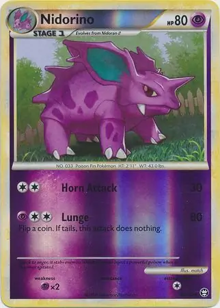46/102 Nidorino TM Uncommon Reverse Holo
