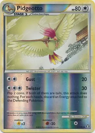 47/102 Pidgeotto TM Uncommon Reverse Holo