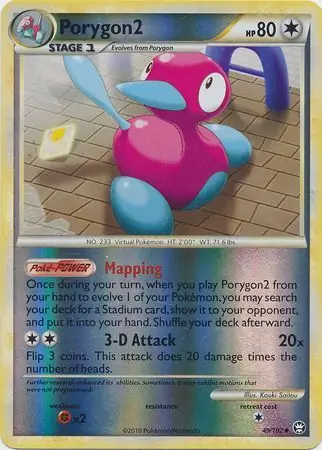 49/102 Porygon2 TM Uncommon Reverse Holo