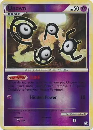 51/102 Unown TM Uncommon Reverse Holo